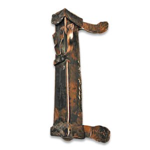 מזוזת נחושת ייחודית עשויה בעבודת יד מתאימה לקלף 10-14 ס"מ